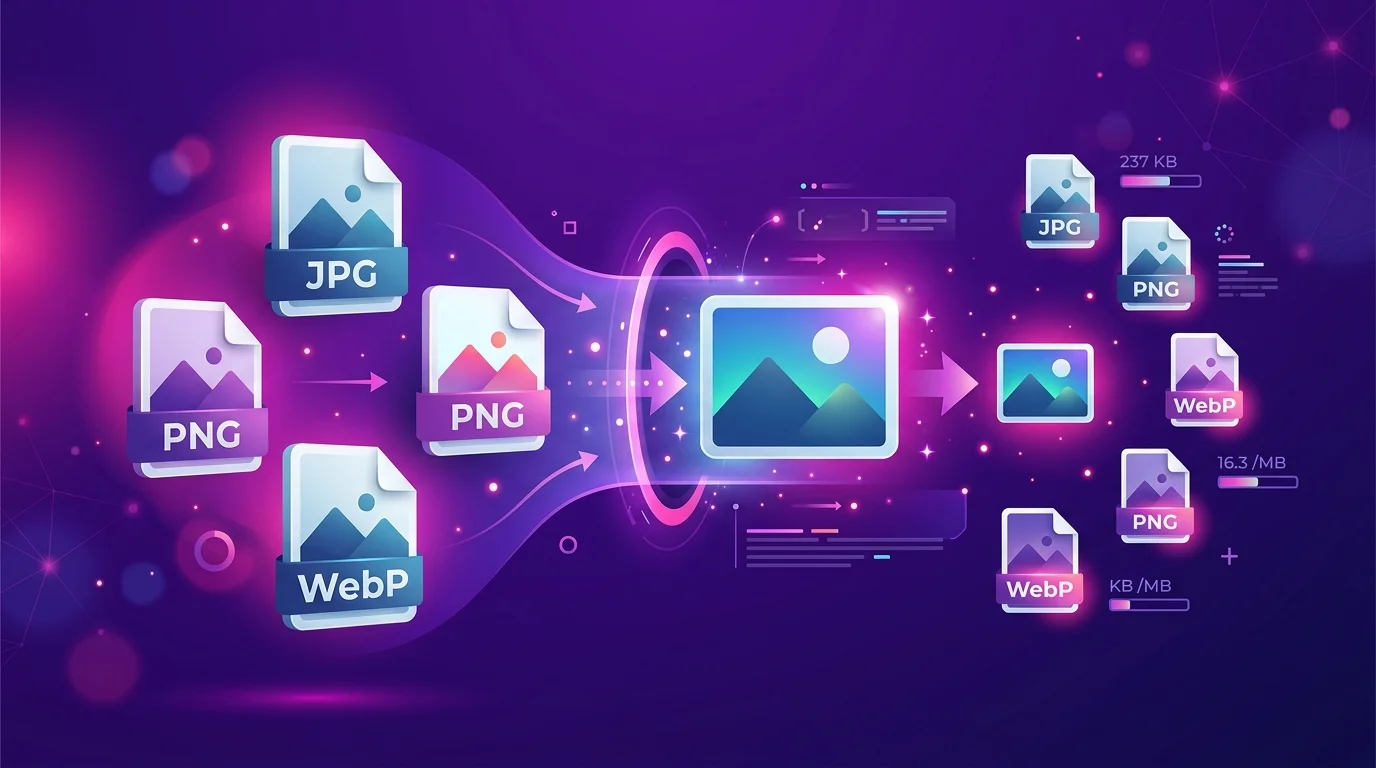 Resize, convert, and optimize images for the web